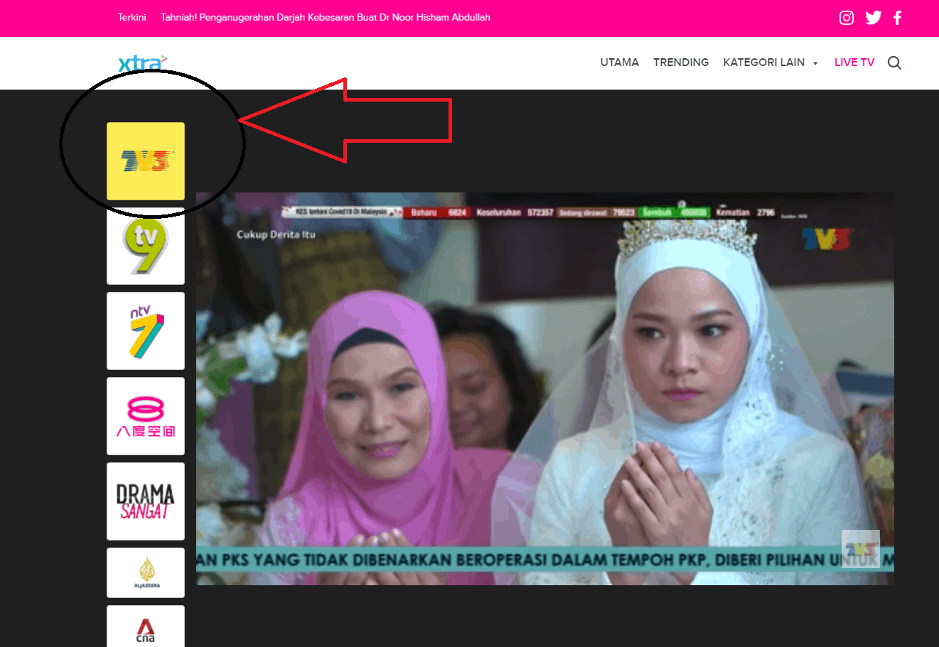 How to watch tv3 live online