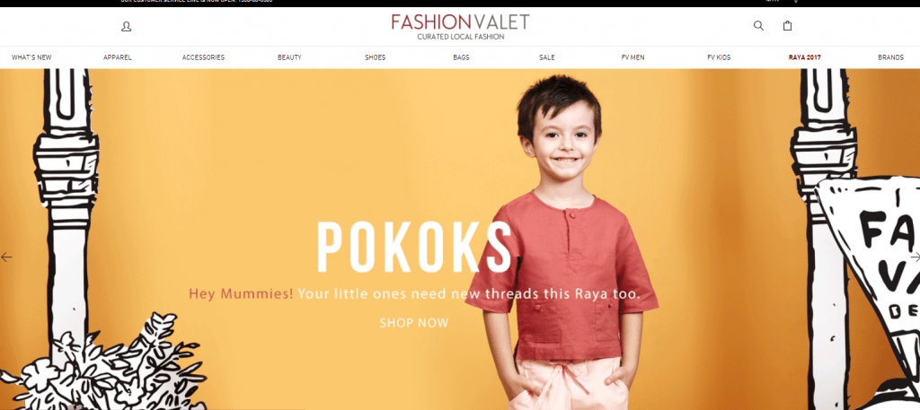 Website fashionvalet