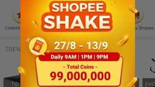 Shopee coin Reward
